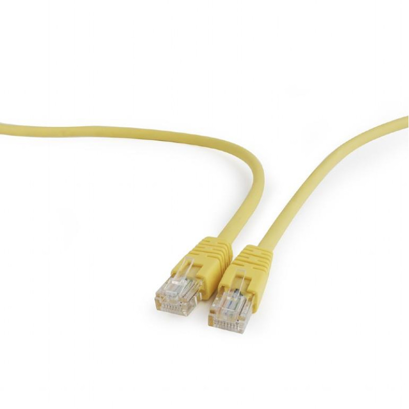 Gembird PATCH CABLE CAT5E UTP 1.5M/YELLOW PP12-1.5M/Y GEMBIRD