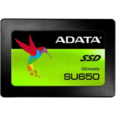 Adata | Ultimate SU650 3D NAND SSD | 480 GB | SSD form factor 2.5” | SSD interface SATA | Read speed 520 MB/s | Write speed 450 MB/s