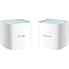 D-Link EAGLE PRO AI AX1500 Mesh System | M15-2 (2-pack) | 802.11ax | 1200+300  Mbit/s | 10/100/1000 Mbit/s | Ethernet LAN (RJ-45) ports 1 | Mesh Support Yes | MU-MiMO Yes | No mobile broadband | Antenna type 2 x 2.4G WLAN Internal Antenna, 2 x 5G WLAN Int