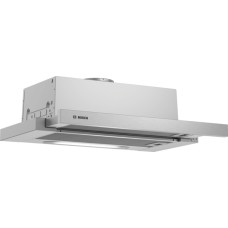 Bosch | Hood | DFT63AC50 Series 4 | Energy efficiency class D | Telescopic | Width 60 cm | 368 m³/h | Mechanical | Silver | LED