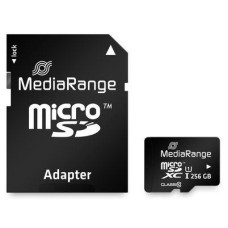 Mediarange MEMORY MICRO SDXC 256GB UHS-1/W/ADAPTER MR946 MEDIARANGE