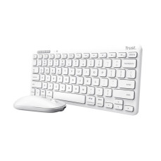 Trust KEYBOARD +MOUSE WRL LYRA/WHITE 25073 TRUST