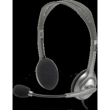 Logitech | Stereo headset | H111 | On-Ear Built-in microphone | 3.5 mm | Grey