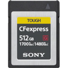 Sony CEBG128.SYM CEB-G Series CFexpress Type B Memory Card - 512GB | Sony | CEB-G Series CFexpress Type B Memory Card | CEBG512.SYM | 512 GB | CF-express | Flash memory class