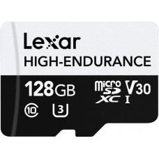 Lexar | Flash Memory Card | High-Endurance | 128 GB | microSDHC | Flash memory class UHS-I