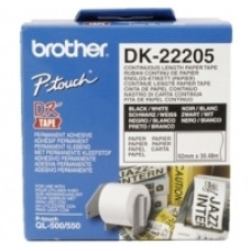 Brother | DK-22205 Continuous Length Paper Label | White | DK | 30.5 m