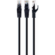 Gembird PATCH CABLE CAT6 UTP 0.25M/PP6U-0.25M/BK GEMBIRD