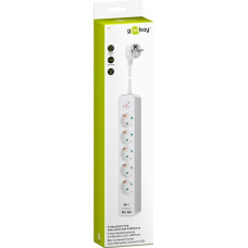 Goobay | 5-way power strip with switch and 2 USB ports 1.5 m | Sockets quantity 5