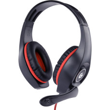 Gembird | Gaming headset with volume control | GHS-05-R | Built-in microphone | Red/Black | 3.5 mm 4-pin | Wired | Over-Ear