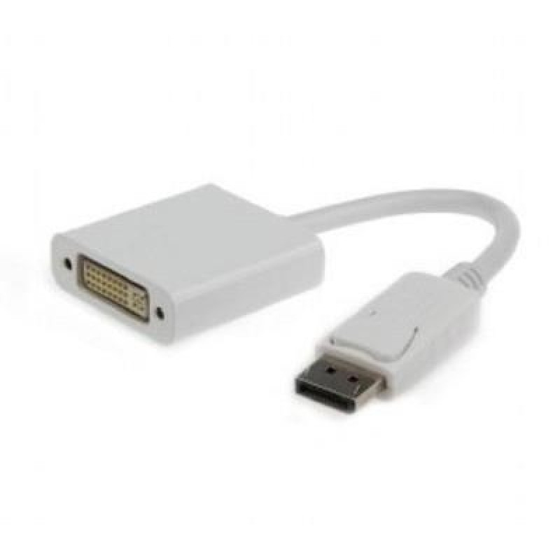 Gembird I/O ADAPTER DISPLAYPORT TO DVI/WHITE A-DPM-DVIF-002-W GEMBIRD