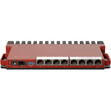 Mikrotik Router | L009UiGS-RM | No Wi-Fi | 10/100/1000 Mbit/s | Ethernet LAN (RJ-45) ports 8 | Mesh Support No | MU-MiMO No | No mobile broadband | 1x USB 3.0 type A