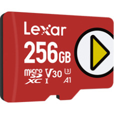 Lexar | Play UHS-I | 256 GB | MicroSDXC | Flash memory class 10