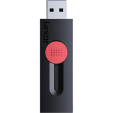 Lexar | Flash Drive | JumpDrive D300 | 32 GB | USB 3.2 Gen 1 | Black/Red