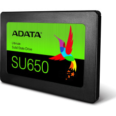 Adata | Ultimate SU650 3D NAND SSD | 960 GB | SSD form factor 2.5” | SSD interface SATA | Read speed 520 MB/s | Write speed 450 MB/s