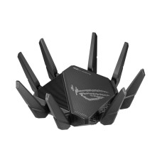 Asus Tri-band Gigabit Wifi-6 Gaming Router | ROG Rapture GT-AX11000 PRO | 802.11ax | 480+1148 Mbit/s | 10/100/1000 Mbit/s | Ethernet LAN (RJ-45) ports 4 | Mesh Support Yes | MU-MiMO Yes | No mobile broadband | Antenna type 8xExternal