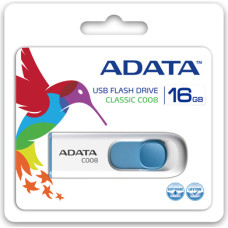 Adata | C008 | 16 GB | USB 2.0 | White/Blue