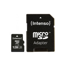 Intenso MEMORY MICRO SDXC 128GB C10/W/ADAPTER 3413491 INTENSO