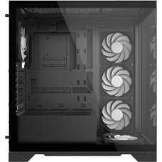 Adata Case|ADATA|XPG Invader X|MidiTower|Case product features Transparent panel|Not included|ATX|MicroATX|MiniITX|Colour Black|INVADERXMT-BKCWW