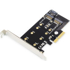 Digitus | M.2 NGFF / NVMe SSD PCI Express 3.0 (x4) Add-On Card | DS-33170