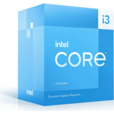 Intel | i3-13100F | 3.40 GHz | LGA1700 | Processor threads 8 | Intel Core i3 | Processor cores 4