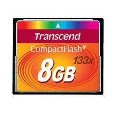 Transcend MEMORY COMPACT FLASH 8GB/133X TS8GCF133 TRANSCEND