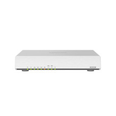 Qnap Dual bandRouter | QHora-301W | 802.11ax | 10/100 Mbps (RJ-45) ports quantity | Mbit/s | Ethernet LAN (RJ-45) ports 6 | Mesh Support Yes | MU-MiMO Yes | No mobile broadband | Antenna type Internal