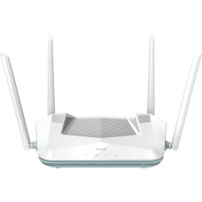 D-Link AX3200 Smart Router | R32 | 802.11ax | 800+2402 Mbit/s | 10/100/1000 Mbit/s | Ethernet LAN (RJ-45) ports 4 | Mesh Support Yes | MU-MiMO No | No mobile broadband | Antenna type External