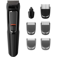 Philips | MG3740/15 9-in-1 | Face and Hair Trimmer | Cordless | Number of length steps | Black