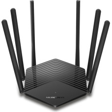 Mercusys AC1900 Wireless Dual Band Gigabit Router | MR50G | 802.11ac | 600+1300 Mbit/s | 10/100/1000 Mbit/s | Ethernet LAN (RJ-45) ports 2 | Mesh Support No | MU-MiMO Yes | No mobile broadband | Antenna type 6xFixed | No