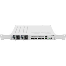 Mikrotik Cloud Router Switch | CRS504-4XQ-IN | No Wi-Fi | 10/100 Mbit/s | Ethernet LAN (RJ-45) ports 1 | Mesh Support No | MU-MiMO No | No mobile broadband