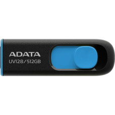 Adata | USB Flash Drive | UV128 | 512 GB | USB 3.2 Gen1 | Black/Blue