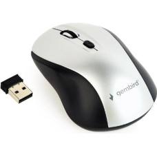 Gembird | Optical Mouse | MUSW-4B-02-BS | Wireless | USB | Black/silver