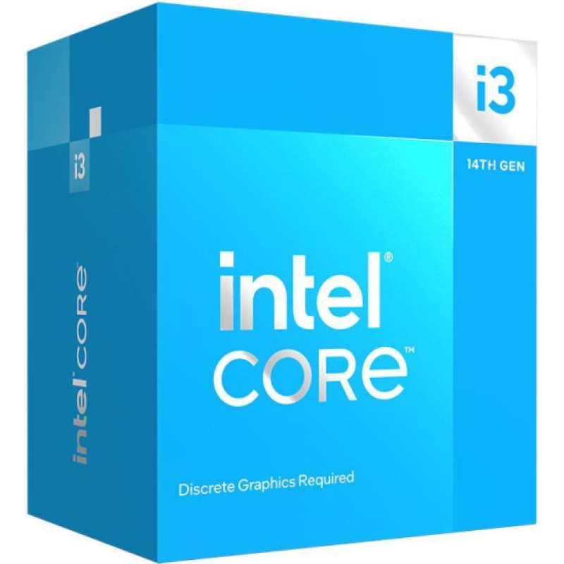 Intel | i3-14100F | FCLGA1700 | Processor threads 8 | Intel Core i3 | Processor cores 4