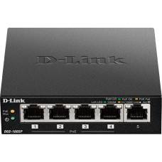 D-Link | Switch | DGS-1005P | Unmanaged | Desktop | 1 Gbps (RJ-45) ports quantity 5 | PoE ports quantity 4 | Power supply type External