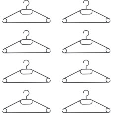 Beldray LA072684FEU7 Eco Recycled Hangers Black