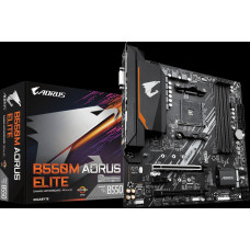 Gigabyte | B550M AORUS ELITE 1.0 | Processor family AMD | Processor socket AM4 | DDR4 DIMM | Memory slots 4 | Number of SATA connectors 4 x SATA 6Gb/s connectors | Chipset AMD B | Micro ATX