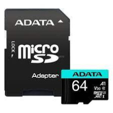 Adata | Premier Pro UHS-I U3 V30S | 64 GB | MicroSDXC | Flash memory class 10 | Adapter