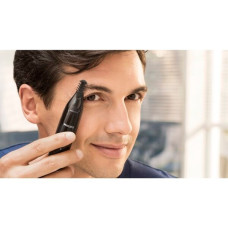 Philips | NT1650/16 | Nose and Ear Trimmer | Nose Hair Trimmer | Wet & Dry | Black