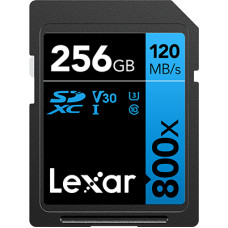 Lexar | Memory Card | Professional 800x PRO | 256 GB | SDXC | Flash memory class UHS-I