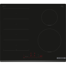 Bosch | PIX631HC1E Series 6 | Hob | Induction | Number of burners/cooking zones 4 | DirectSelect | Timer | Black