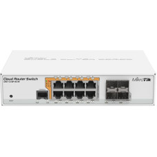 Mikrotik | Cloud Router Switch CRS112-8P-4S-IN | SFP ports quantity 4 | 12 month(s) | Desktop | 1 Gbps (RJ-45) ports quantity 8 | Web managed