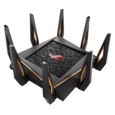 Asus GT-AX11000 Tri-band WiFi Gaming Router | ROG Rapture | 802.11ax | 4804+1148 Mbit/s | 10/100/1000 Mbit/s | Ethernet LAN (RJ-45) ports 4 | Mesh Support Yes | MU-MiMO No | No mobile broadband | Antenna type 8xExternal | 2 x USB 3.1 Gen 1 | month(s)