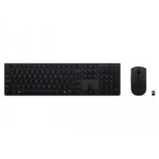 Lenovo | Professional Wireless Rechargeable Keyboard and Mouse Combo Nordic | Keyboard and Mouse Set | Wireless | Mouse included | NORD | Bluetooth | Grey | Wireless connection