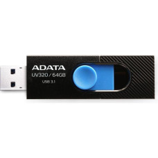 Adata | USB Flash Drive | UV320 | 64 GB | USB 3.2 Gen1 | Black/Blue