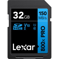 Lexar | Memory Card | Professional 800x PRO | 32 GB | SDXC | Flash memory class UHS-I