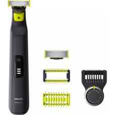 Philips | OneBlade Pro Shaver for Face and Body | QP6541/15 | Operating time (max) 90 min | Wet & Dry | Lithium Ion | Black