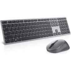 Dell | Premier Multi-Device Keyboard and Mouse | KM7321W | Keyboard and Mouse Set | Wireless | Batteries included | EN/LT | Titan grey | Wireless connection