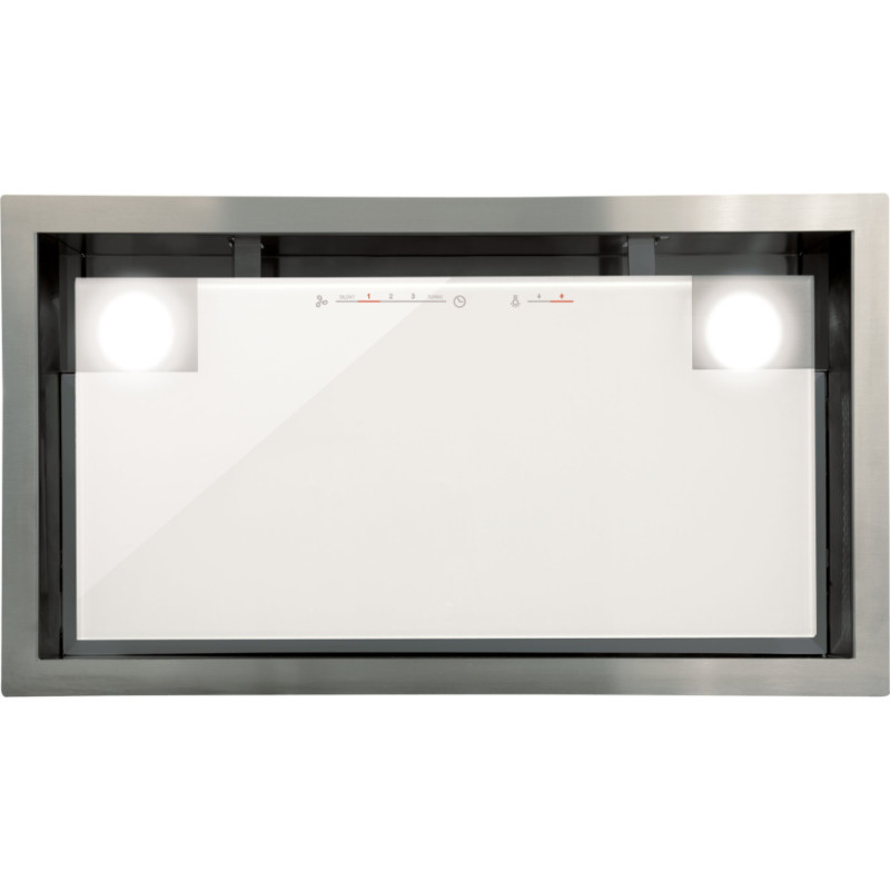 Cata | Hood | GC DUAL A 75 XGWH | Energy efficiency class A | Canopy | Width 79.2 cm | 820 m³/h | Touch control | White glass | LED