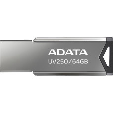 Adata FlashDrive UV250 16GB  Metal Black USB 2.0 Flash Drive, Retail | ADATA