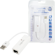 Logilink | Fast Ethernet USB 2.0 to RJ45 Adapter: | USB | RJ-45